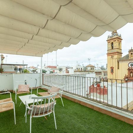 Tentudia Charming Apartments With Private Roof-Top Or Patio In San Bernardo By Ocityzen Sevilla Exteriör bild