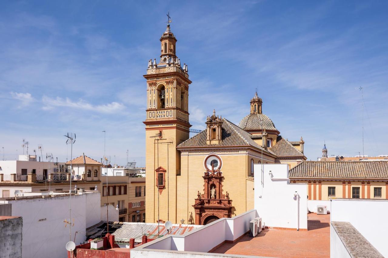 Tentudia Charming Apartments With Private Roof-Top Or Patio In San Bernardo By Ocityzen Sevilla Exteriör bild